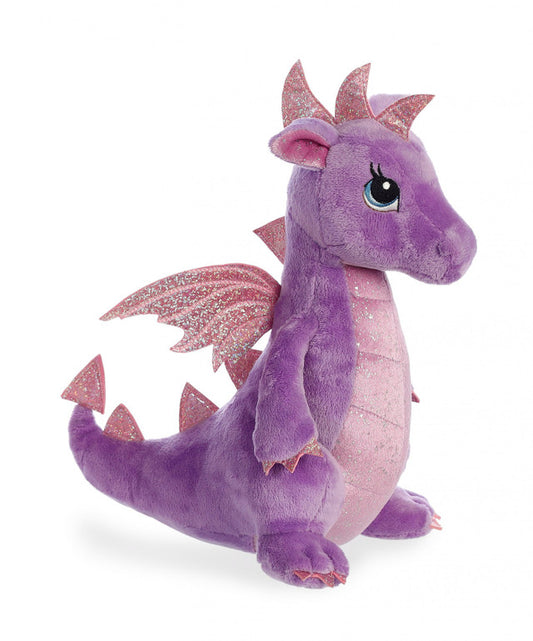 Larkspur Purple Dragon Plush